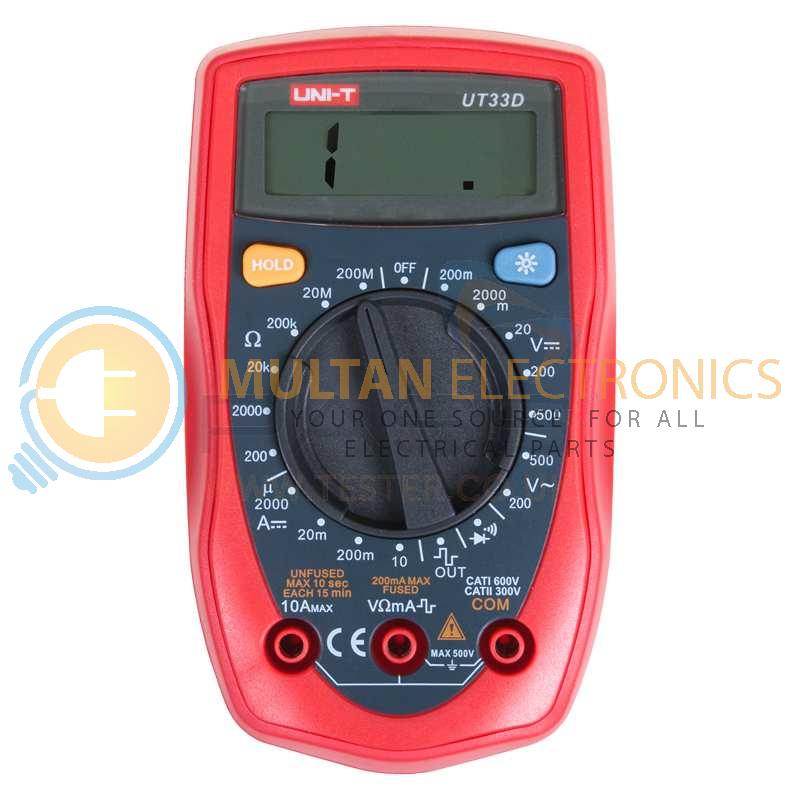 UNI-T UT33D Digital Multimeter | MULTAN ELECTRONICS