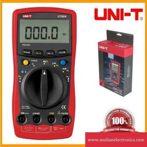 UNI-T UT60A Modern Digital Multimeter AC DC Volt Amp Ohm Capacitance ...