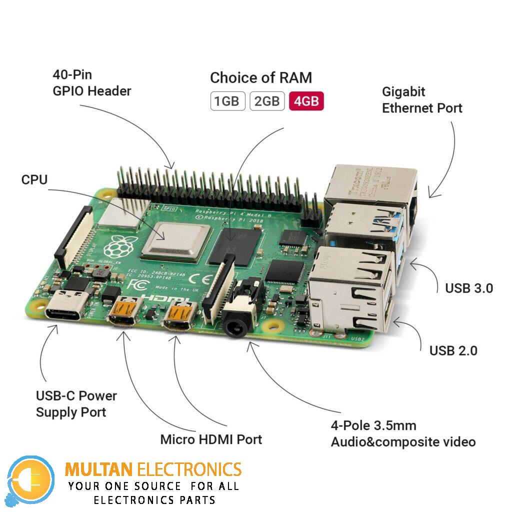Raspberry Pi 4 4gb Ram Multan Electronics 5692