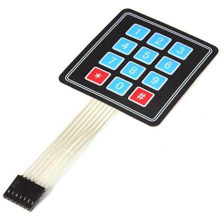 Keypad 4×3 Matrix Arduino 3X4 KEYPAD 4×3 Matrix 12 keys Membrane Switch Keypad