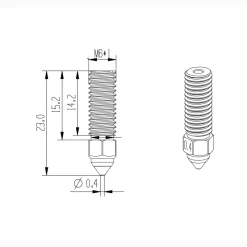 Creality K1 K1 Max Nozzle