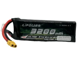 3200mAh 11.1V 3S 30C Lipo Lithium Polymer Rechargeable Battery Pack for RC Drone